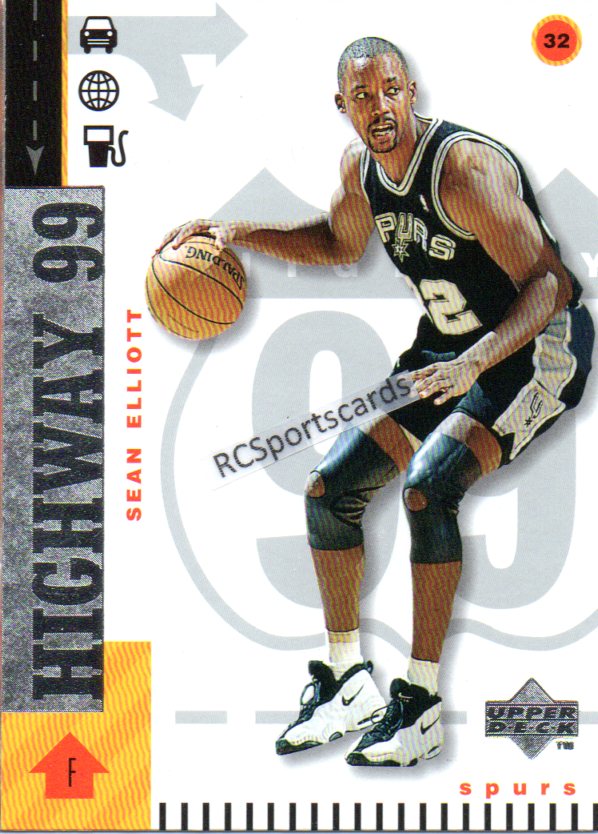 190 Sean Elliott - San Antonio Spurs - 1991-92 Hoops Basketball – Isolated  Cards