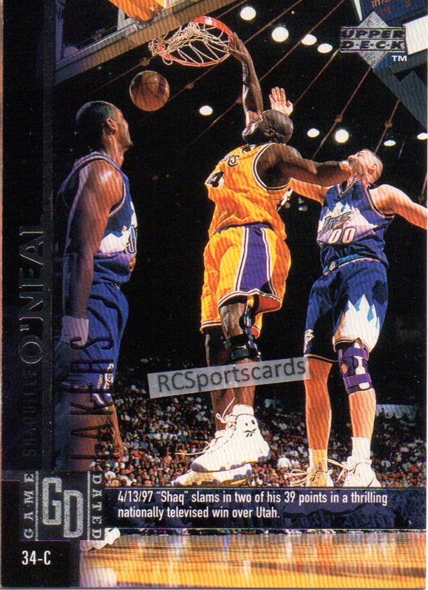 1998-99 Bowman's Best Shaquille O'Neal CSG 8.5 Los Angeles Lakers