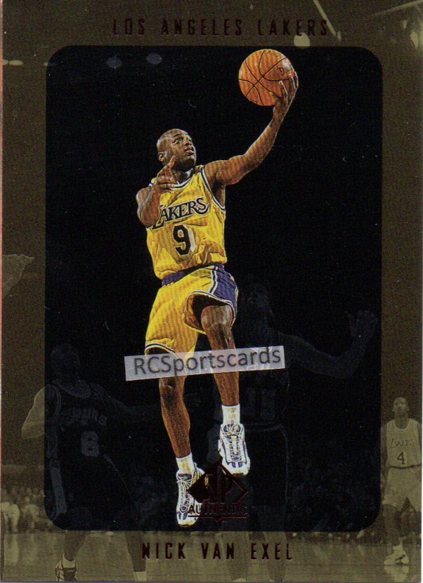 Nick Van Exel Los Angeles Lakers 8X10 Photo Reprint