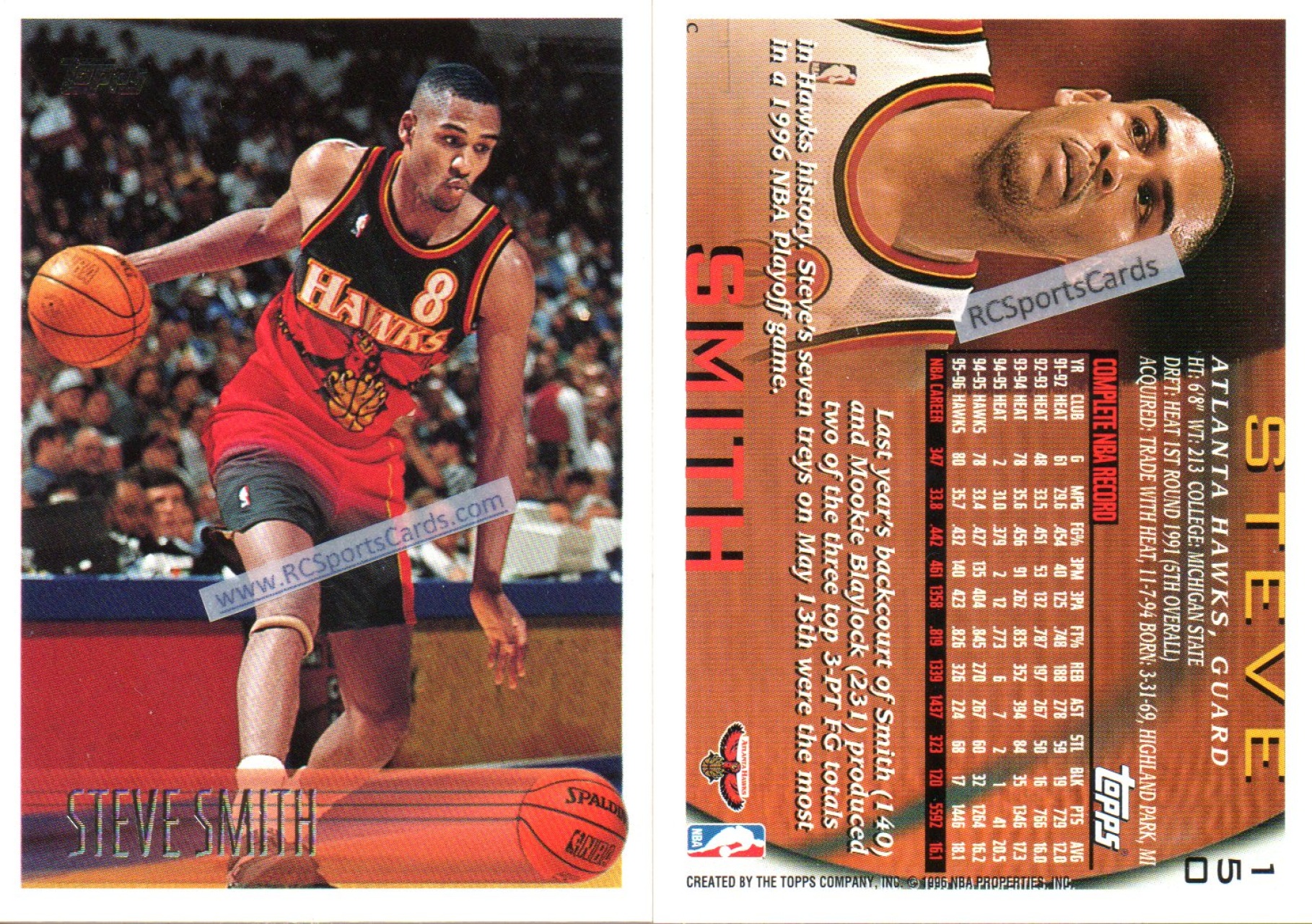 1996-97 Ultra #1 Mookie Blaylock - NM-MT - Ziggy's Eastpointe Sportscards