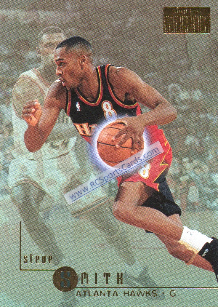 1996-97 Finest Refractors Atlanta Hawks Basketball Card #46 Mookie Blaylock  B