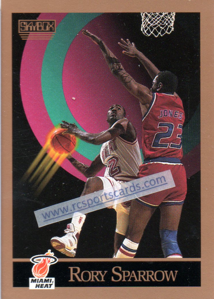Rony Seikaly Autographed 1989-90 Hoops Card #243 Miami Heat SKU