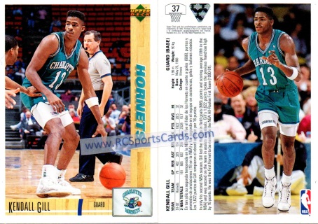 Kendall Gill 22 Points 5 Ast @ Hornets, 1993-94. 
