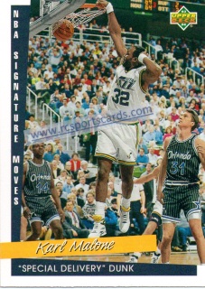  Karl Malone Basketball Card (Utah Jazz) 1994 Upper Deck CC #397  : Collectibles & Fine Art