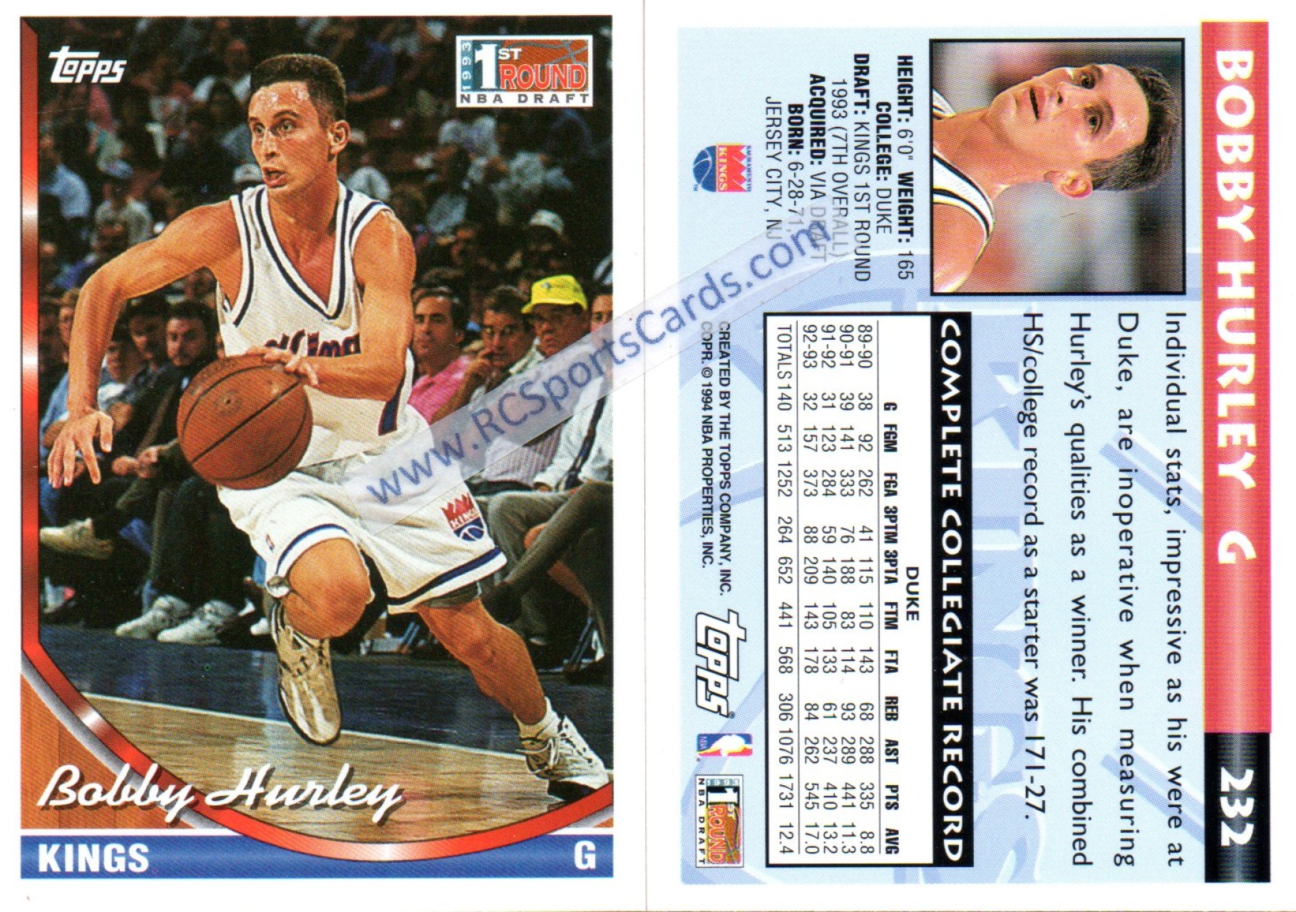 169 Spud Webb - Sacramento Kings - 1993-94 Topps Basketball