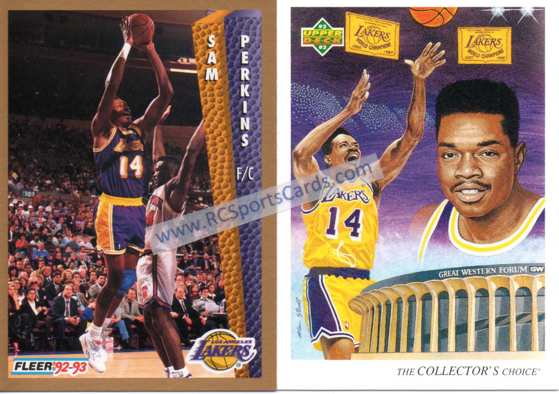 1994-95 Flair Anthony Peeler75 Los Angeles Lakers Basketball Card