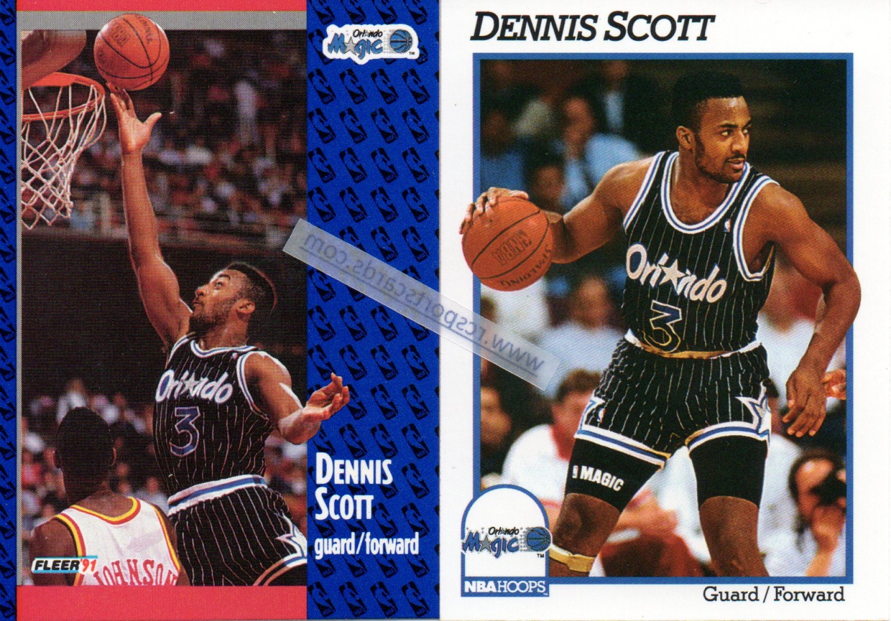  1991-92 Fleer Series 1 Basketball #147 Dennis Scott