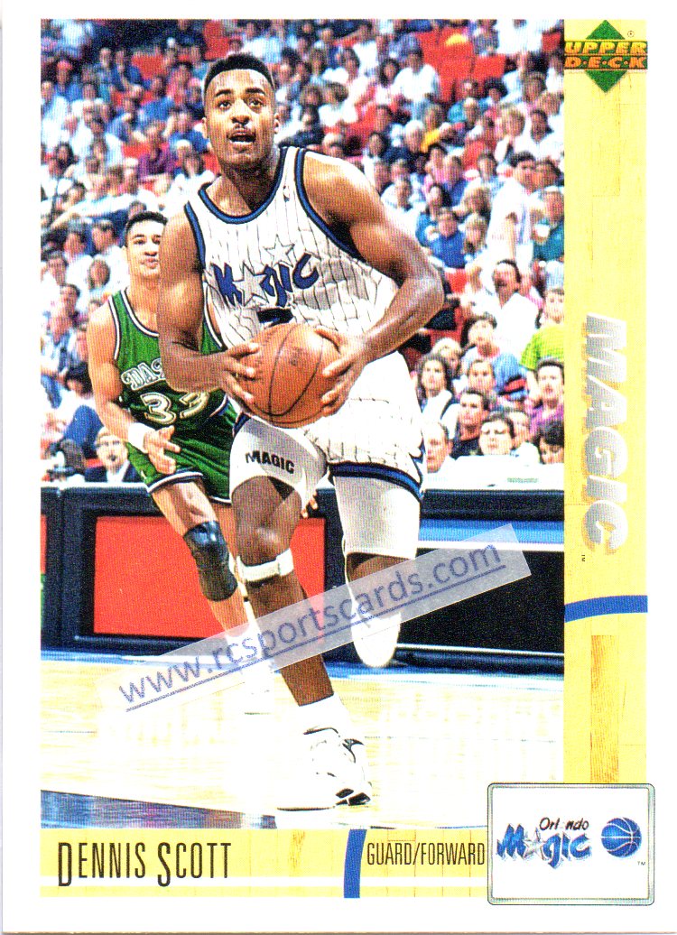  1992-93 SkyBox Series 1 Basketball #173 Dennis Scott Orlando  Magic Official NBA Trading Card : Collectibles & Fine Art