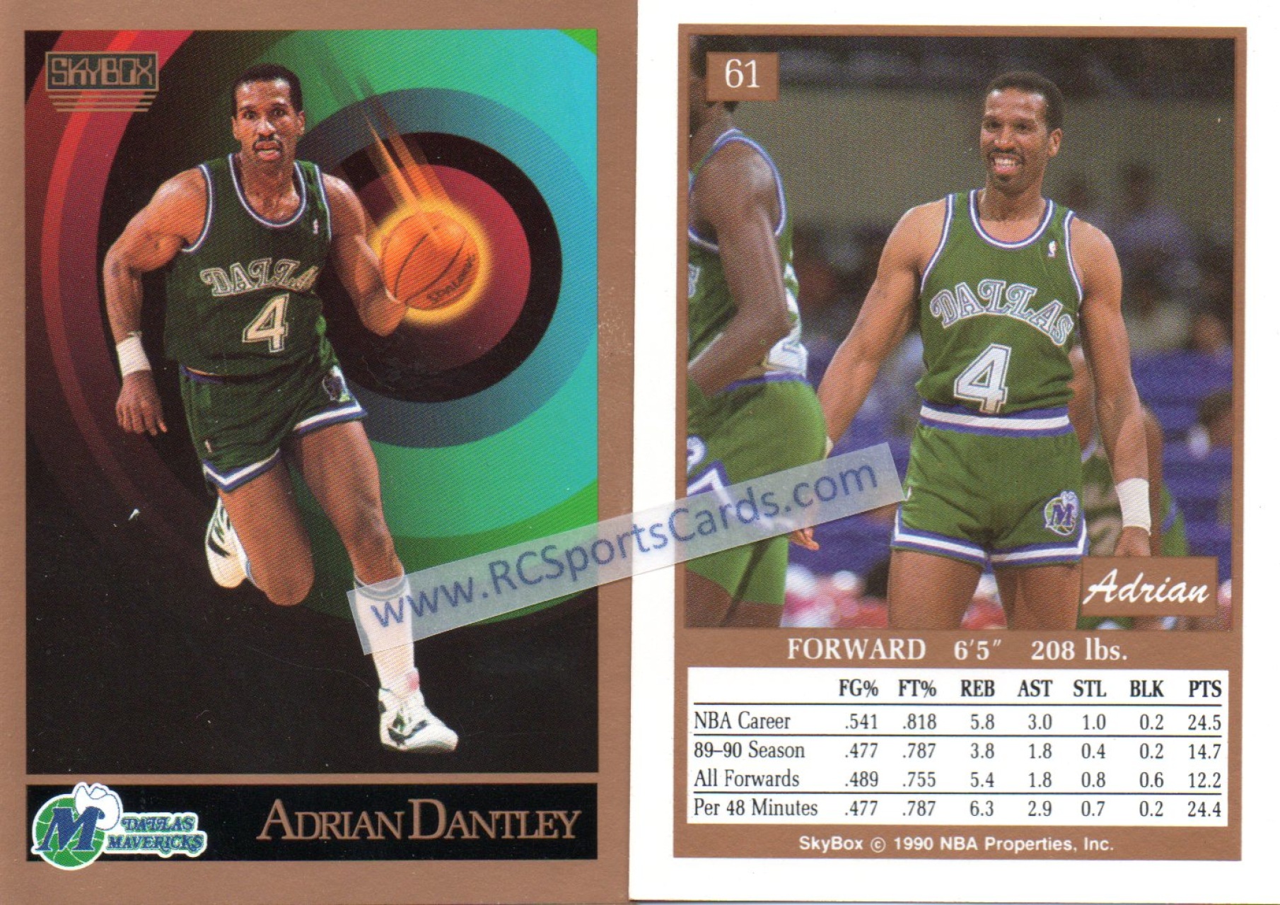  1989-90 NBA Hoops #125 Adrian Dantley Dallas Mavericks  Inaugural Hoops Licensed Basketball Trading Card (Stock Photo. Near Mint or  Better) : Collectibles & Fine Art