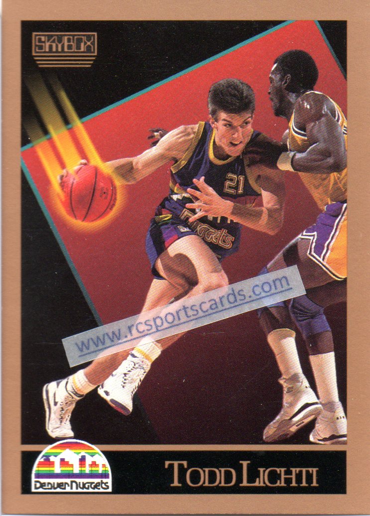 Todd Lichti - Denver Nuggets - Supreme Court (NBA Basketball Card