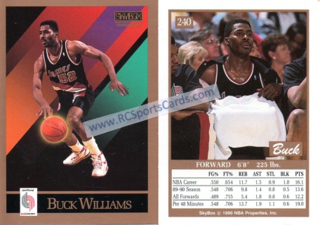 1990-91 NBA Hoops Basketball - Drazen Petrovic Rookie #248 - Trail