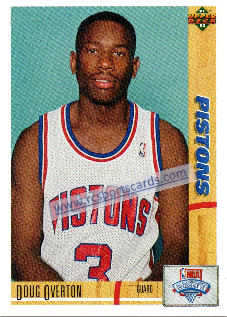 1991-92 Upper Deck #183 Pistons William Bedford Basketball Card