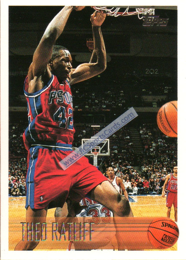34 Otis Thorpe - Detroit Pistons - 1996-97 Fleer Basketball – Isolated Cards