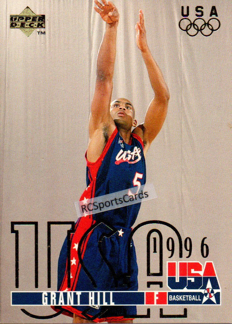 1995-96 blue Detroit Pistons Champion Grant Hill #33 basketball