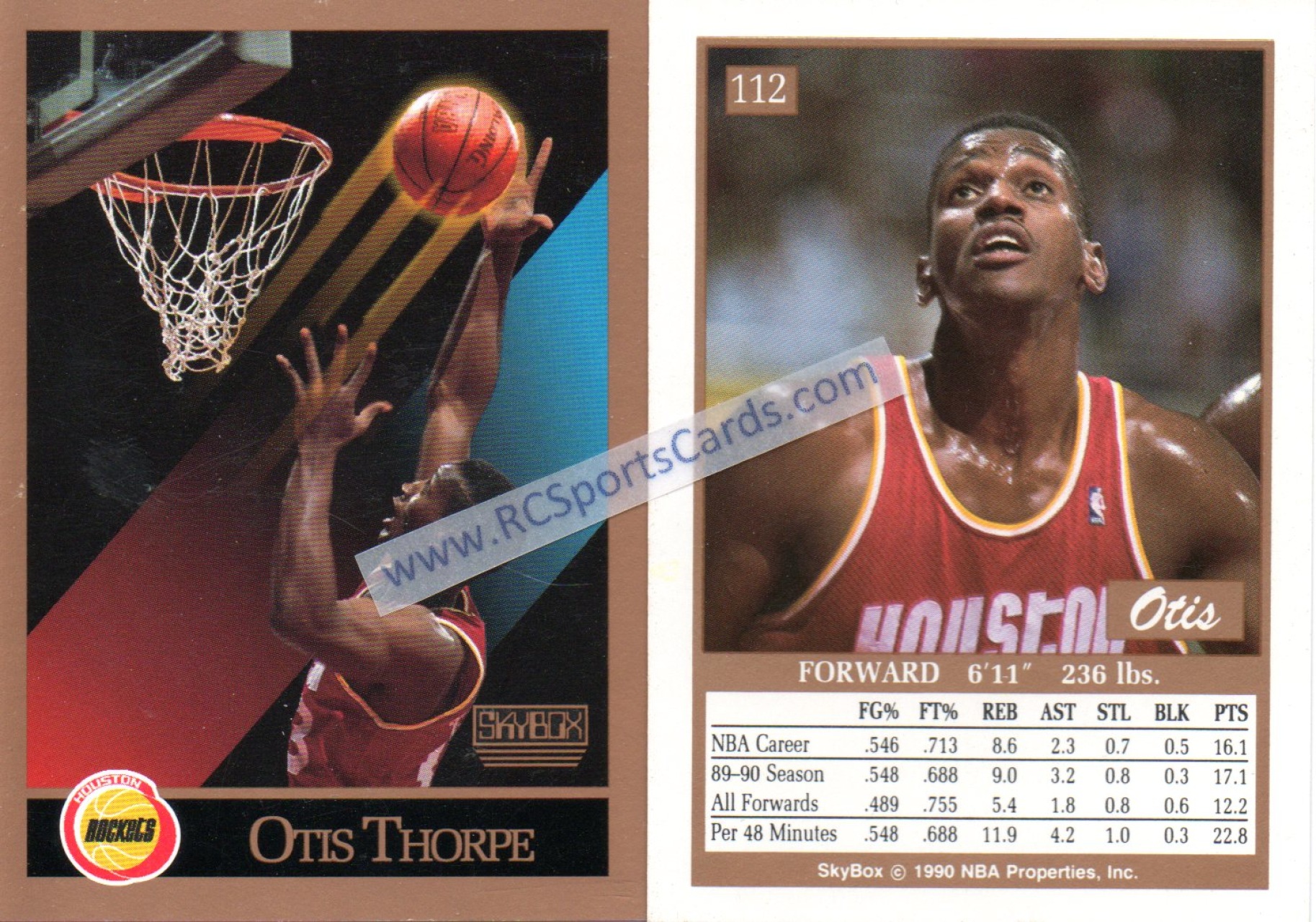 Eric Sleepy Floyd 1989-90 NBA Hoops #117 Basketball Card Houston Rockets