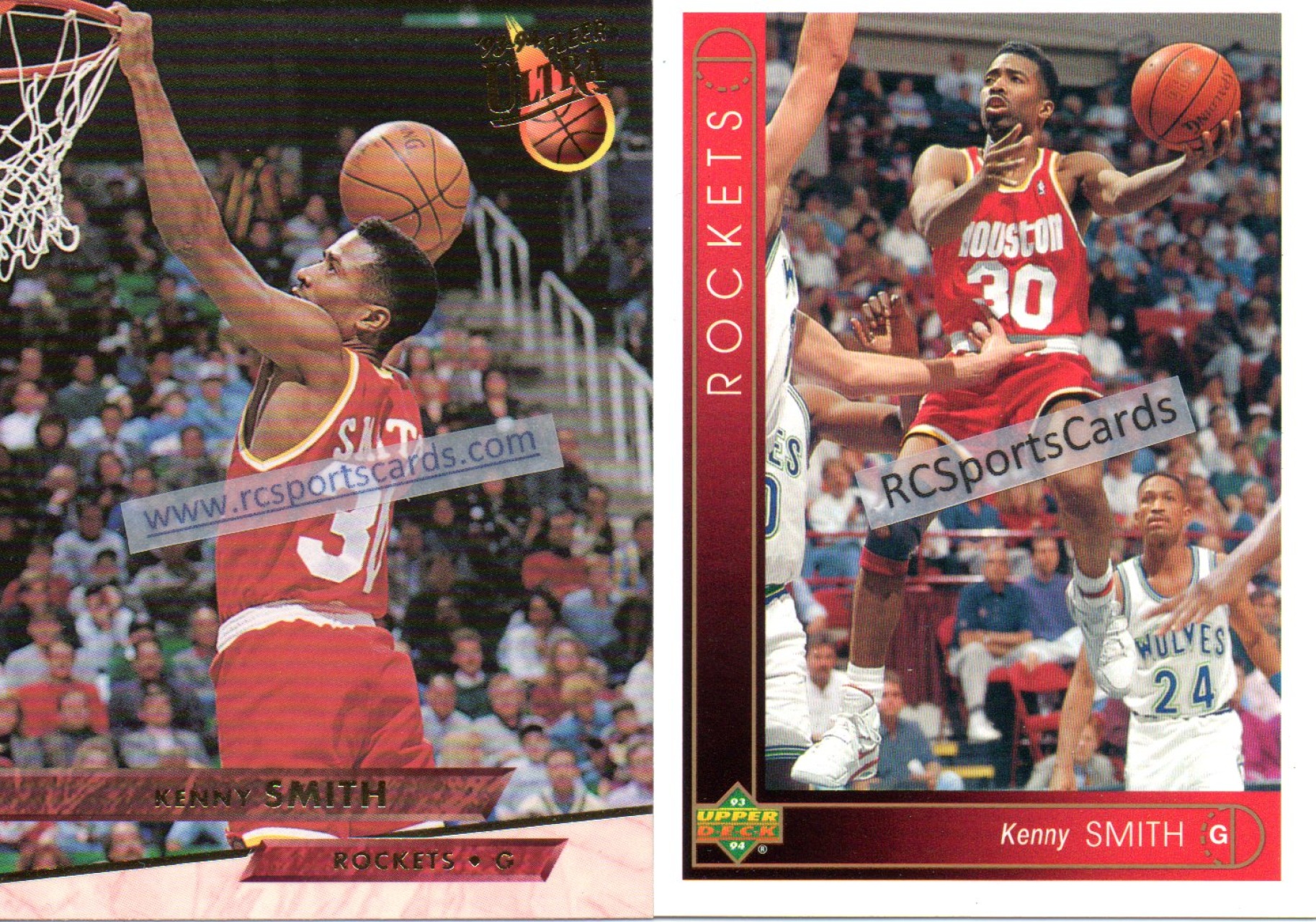  1993-94 Upper Deck #47 Kenny Smith Houston Rockets