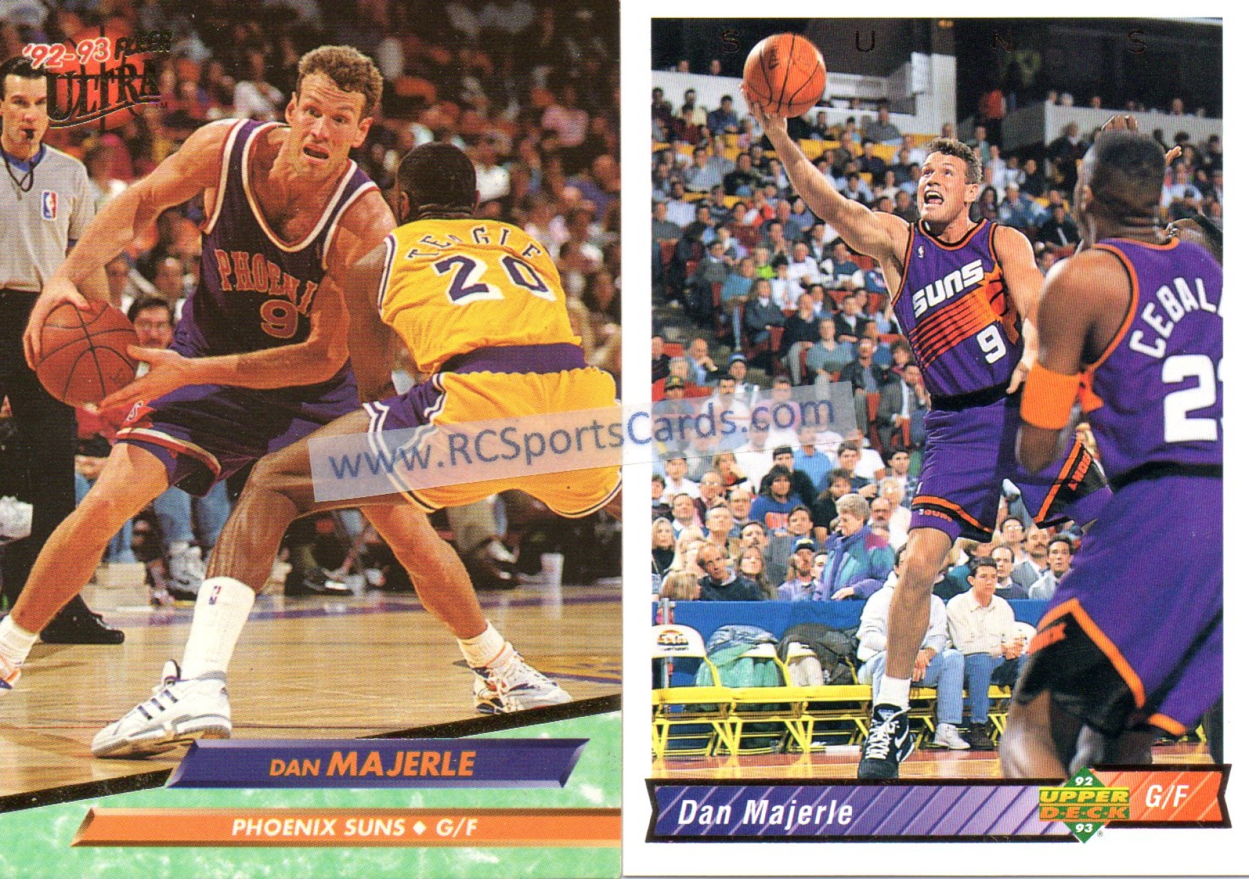 🏀DAN MAJERLE 1990 Fleer #150 Phoenix Suns Basketball Card🏀