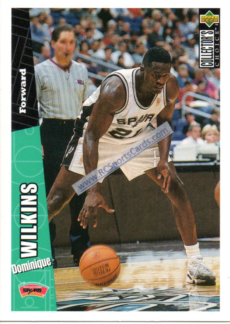 Dominique Wilkins - San Antonio Spurs '1997' - Basketball - Sticker