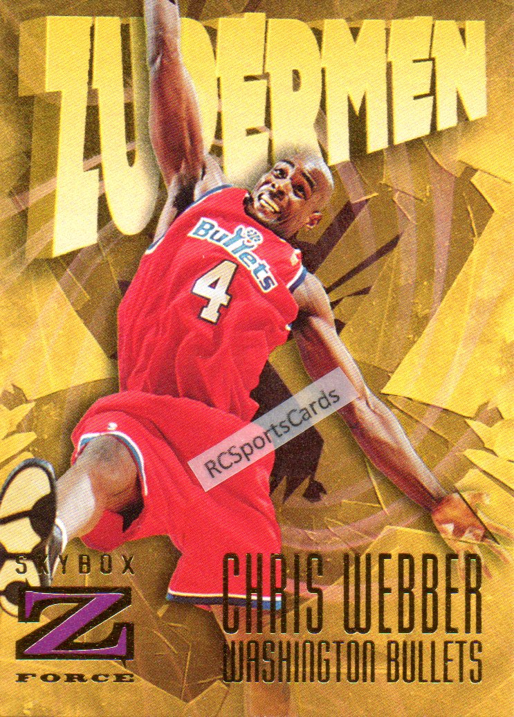 Chris Webber - Washington Bullets (NBA Basketball Card) 1995-96 Hoops # 170  Mint