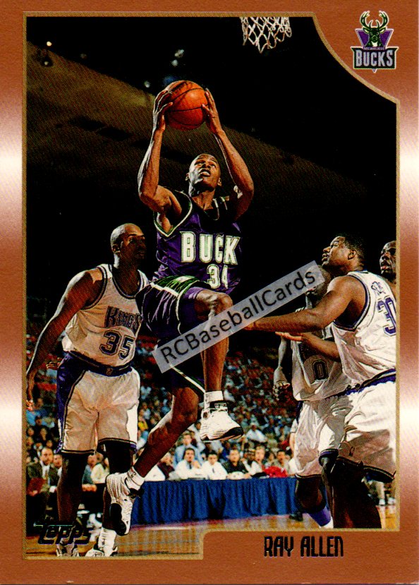 1999-00 Upper Deck Black Diamond Ray Allen Milwaukee Bucks #45