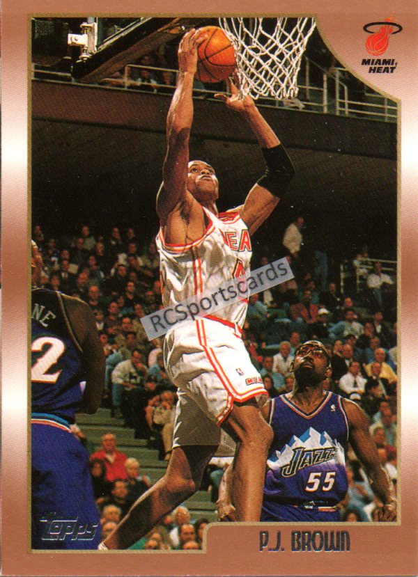  1997-98 Topps Basketball Miami Heat Team Set with Alonzo  Mourning & Tim Hardaway - 8 NBA Cards : Collectibles & Fine Art