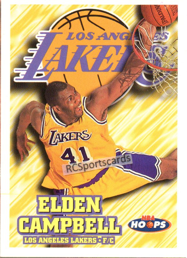 Shaquille O’Neal 1997 NBA HOOPS Fleer/Skybox card #215. LA Lakers