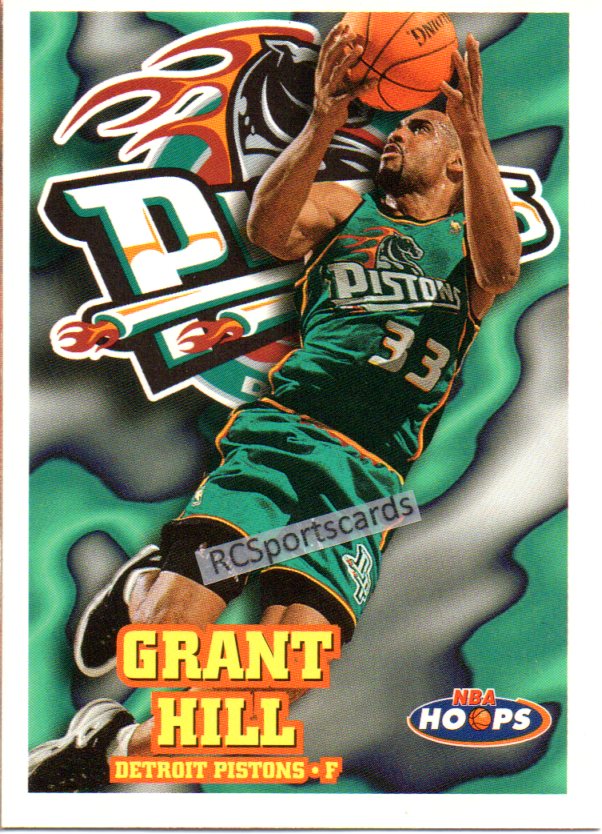 GRANT HILL 1999-00 Topps Chrome Basketball Card # 42 Detroit Pistons NBA HOF