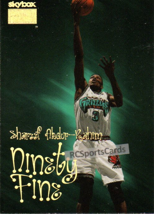  1997-98 Z-Force Basketball #208 Shareef Abdur-Rahim