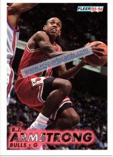 1993-94 HOOPS STACEY KING CHICAGO BULLS #29