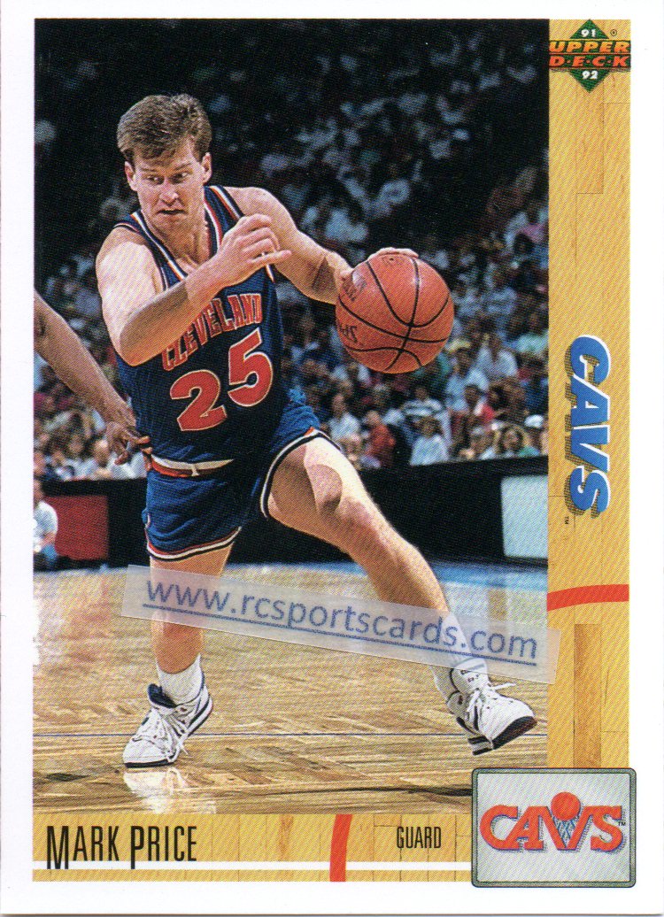  1989-90 NBA Hoops #160 Mark Price Cleveland Cavaliers Inaugural  Hoops Licensed Basketball Trading Card (Stock Photo. Near Mint or Better) :  Collectibles & Fine Art
