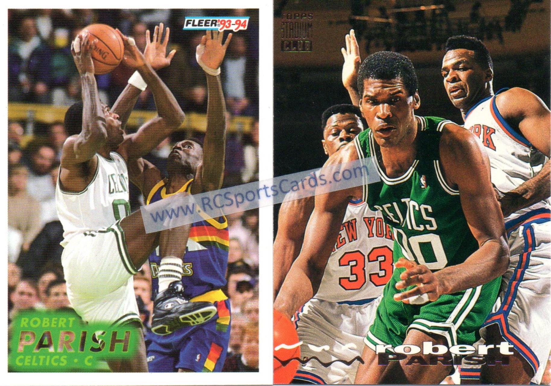 1992-93 Fleer Ultra #214 Robert Parrish Celtics Dunk Rank Basketball Card  NICE!!
